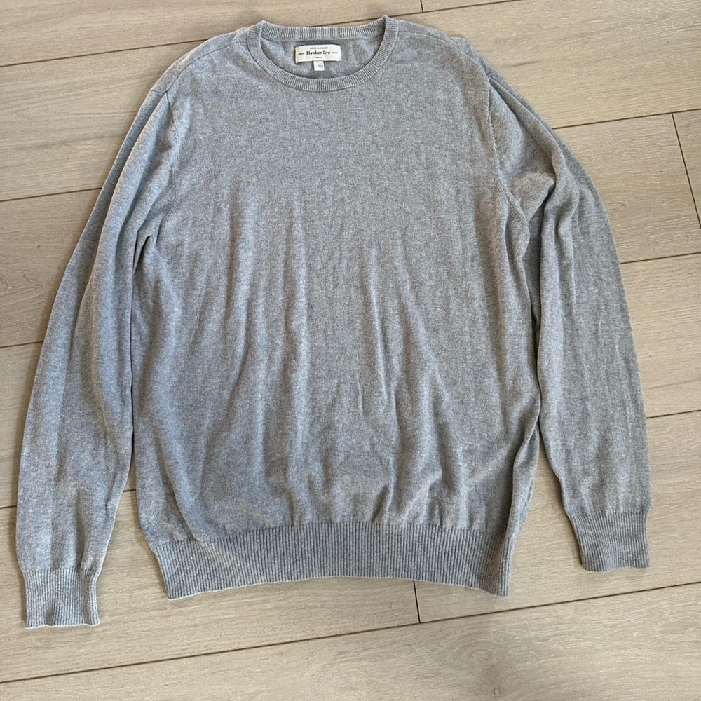 Hawker Rye Cotton Cashmere Sweater Size‎ L